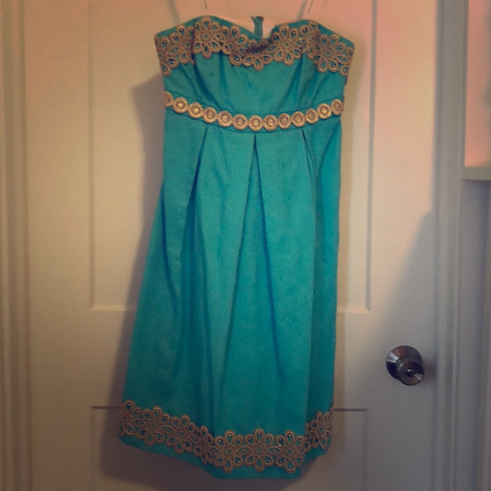 Lilly strapless dress